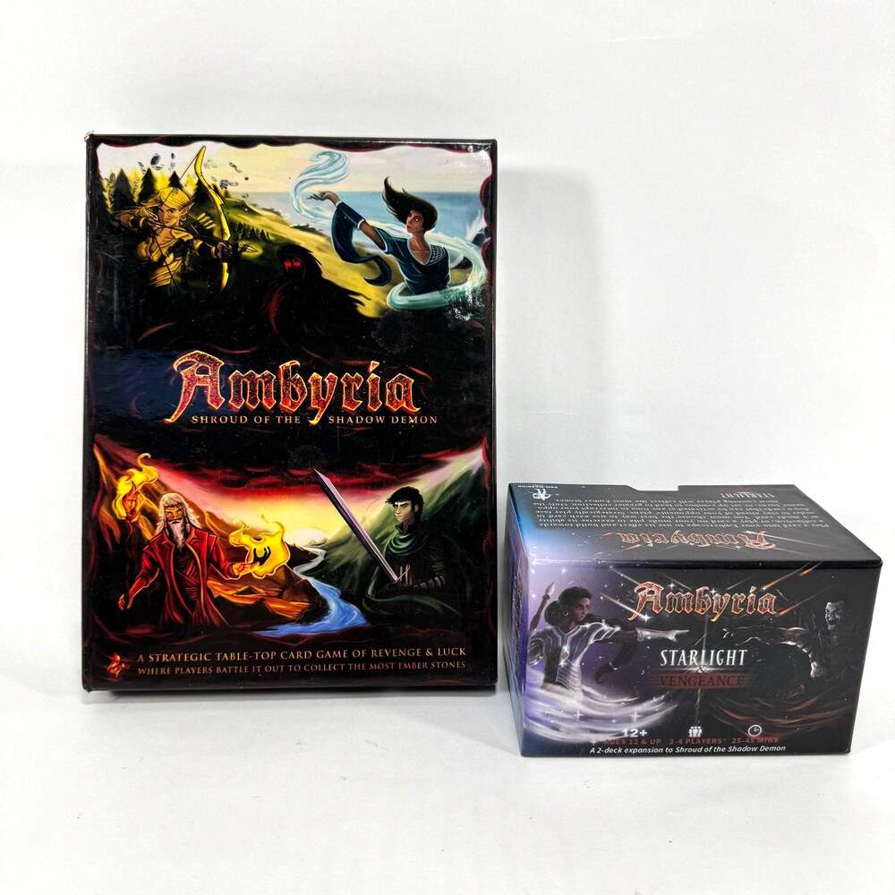 Ambyria Shroud of the Shadow Demon Card Game Starlight Vengeance Expansion